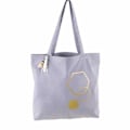 Miniatyrbillede 2 af 4: Sæk Shopper - Basis - Grå - 46x35cm - 330g/m² - Økologisk - Praktisk Grå