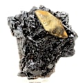 Miniatyrbillede 1 af 5: Sten og mineraler. Calcit + Sphalerit. 2947,0 øre. Elmwood Mine, Carthage, Tennessee, USA.