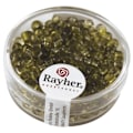 Miniatyrbillede 2 af 2: Rocailles, ø 4 mm, To farver, avocat, boks 17 g