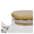 Miniatyrbillede 3 af 4: Glas- og bambustea-kande - 1 L Transparent