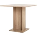 Miniatyrbillede 1 af 6: Spisebord til 2 til 4 personer - Firkantet - Klassisk - Eg indretning - GUSTAVE - L 80 x B 80 cm Brun