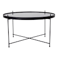 Miniatyrbillede 2 af 4: House Nordic Sofabord Scarlett 70x40 cm Rund Sort 444099 Svart
