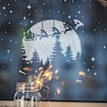 Miniatyrbild 2 av 4: A4 julstencil - Moonlight Transparent