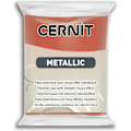 Miniatyrbillede 1 af 3: Polymer Clay - Opaque - To Bake - Modeling Clay - Copper - 56g Block - Cernit - Metallic