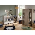 Pikkukuva 3 / 4: Yhdistetty vauvansänky - 120x60cm - Muunnettavissa 90x190cm - Babyprice Up - Piikivitamme - Hoitopöytä ja hylly