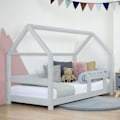 Miniatyrbillede 2 af 4: Lit cabane enfant TERY 70 x 160 lys grå Grå