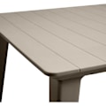 Miniatyrbillede 4 af 5: Havebord - rektangulært 160cm - cappuccino - i harpiks - 6 personer - Lima -Allibert fra KETER