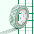 Miniatyrbillede 1 af 2: Masking Tape MT Quadrillage grøn Grön
