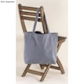 Miniatyrbillede 4 af 4: Sæk Shopper - Basis - Grå - 46x35cm - 330g/m² - Økologisk - Praktisk Grå
