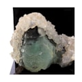 Miniatyrbillede 4 af 5: Sten og mineraler. Fluorit + Calcit. 1130,0 øre. Weishan Co., Yunnan-provinsen, Kina. Flerfärgad