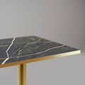 Pikkukuva 3 / 4: Pöytä 70 x 70 cm Rooman bistro marmoritakka Svart