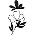 Miniatyrbillede 1 af 4: Skæreforme - Dies - Gode vibes - Blomster - Præcis snit - Blomsterdesign - Ideel til kreative hobbyer
