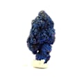 Miniatyrbillede 2 af 3: Sten og mineraler. Chessylit (Azurit). 21,5 ct. Chessy-les-Mines, Frankrig.