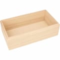 Pikkukuva 4 / 4: Pehmopaperirasia kukkakannella - 25,5 x 14 x 8,5 cm Beige