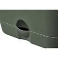 Pikkukuva 5 / 5: GREEN BASICS Neliönmuotoinen kukkaruukku - Muovi - Säiliö - Ø20 - Lehdenvihreä lövgrön