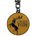 Miniatyrbillede 1 af 3: Nøglefængsler - GAME OF THRONES - Baratheon - Sort - Unisex - Voksen