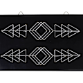 Pikkukuva 3 / 3: String Art box - Blackboard Koristeellinen lanka taidenuolet 30 x 22 cm Svart