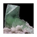 Miniatyrbillede 4 af 5: Sten og mineraler. Fluorit, kvarts. 2449,0 øre. De'an, Jiangxi, Kina. Lila