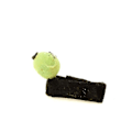 Pikkukuva 4 / 4: Kivet ja mineraalit. Prehnite + Epidote. 90,5 ct. Bendougou, Kayes, Mali.