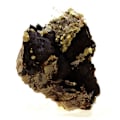 Miniatyrbillede 1 af 5: Sten og mineraler. Siderit, Kvarts, Pyrit. 1282,5 øre. Mésage Mine, Saint-Pierre-de-Mésage, Frankrig.