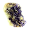 Miniatyrbillede 2 af 3: Sten og mineraler. Fluorit + Baryt + Kvarts. 784,0 ct. La Cabaña, Berbes, Asturien, Spanien.
