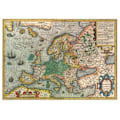 Miniatyrbillede 1 af 3: Puslespil Kort over Europa - 1000 brikker - Educa brand - Rejser og kort tema Flerfärgad