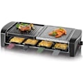 Pikkukuva 1 / 5: Raclette-laite SEVERIN - RG9645 - Jopa 8 henkilöä - Yhdistetyt keittolevyt - 1400W Svart