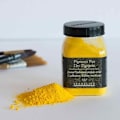 Miniatyrbillede 3 af 3: Pigment til at skabe maling - 150 g potte - Ægte medium cadmium gul Gul