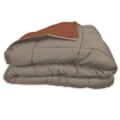 Pikkukuva 3 / 6: CALGARY Lämmin Mikrokuitupeitto 400g/m² Pebble & Ginger 220x240cm Pebble Grey och Ginger Brown