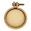 Miniatyrbillede 3 af 3: Broderi vedhæng - Ikke specificeret - 2,5 cm - Træ - Brun - Pakke med 10