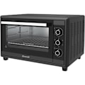 Miniatyrbillede 6 af 6: BRANDT Multifunktionsovn 55L 2200 Watt rotisserie FC55MUBSL sort