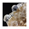 Miniatyrbillede 5 af 6: Sten og mineraler. Fluorit + Kvarts. 1490,0 øre. Huanggangliang-minen, Mongoliet, Kina. Flerfärgad