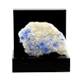 Miniatyrbillede 2 af 2: Sten og mineraler. Kvarts + Dumortierit. 364,5 ct. Vaca Morta stenbrud, Bahia, Brasilien.