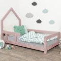 Pikkukuva 2 / 4: Lit cabane enfant POPPI 120 x 180 vaaleanpunainen 2 Rosa