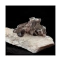 Miniatyrbillede 2 af 4: Sten og mineraler. Pink Fluorit, Calcit, Kvarts. 296,7 ct. Mont Blanc-massivet, Frankrig. Rosa