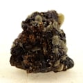 Miniatyrbillede 1 af 2: Sten og mineraler. Sphalerit (Blende) + Siderit. 49,0 ct. La Mure mine, Isere, Frankrig.