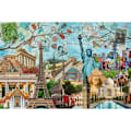 Pikkukuva 1 / 5: Puzzle 5000 palapeli Postikortti Monumenteista, Aikuiset ja lapset alkaen 14 vuotta, Kaupungit ja monumentit, 17118, Ravensburger Flerfarvet