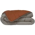 Pikkukuva 1 / 6: CALGARY Lämmin Mikrokuitupeitto 400g/m² Pebble & Ginger 220x240cm Pebble Grey och Ginger Brown