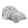 Miniatyrbillede 1 af 4: Sengesæt - LANTIS - 220x240cm - 80% Bomuld - 20% Polyester - Gråtryk Grå
