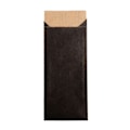 Miniatyrbillede 2 af 2: Dekorativ papirpose - Gave - Godbidder - Sort - 11,5 x 5,3 cm Svart