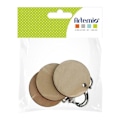 Pikkukuva 1 / 2: Avainpidin - Ei määritelty - Pyöreä puusta - 5 cm - 3 kpl - Beigesävy Beige