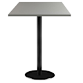 Miniatyrbillede 1 af 4: Højt bord 60 x 60 cm - metallic grå Rom model Grå