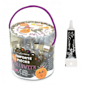 Miniatyrbillede 1 af 2: 16 stk. Halloween kageudstikkere + sort madpen