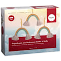 Miniatyrbillede 1 af 2: DIY macramé kit - Uspesificeret - Regnbue - 13 x 13 cm - 3 dele - Indendørs dekoration