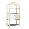 Miniatyrbillede 1 af 4: Etagère cabane TALLY - lakeret og grå Grå