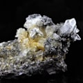 Miniatyrbillede 2 af 4: Sten og mineraler. Kvarts, Klorit. 873,5 øre. Lauzière-massivet, Savoie, Frankrig..