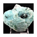 Miniatyrbillede 5 af 5: Sten og mineraler. Atacamite, Gips, Chrysocolla. 1308,0 øre. Lily Mine, Pisco Umay, Ica, Peru.