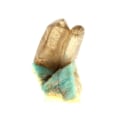 Pikkukuva 2 / 5: Kivet ja Mineraalit. Amazoniitti + Smoky Quartz. 671,5 senttiä. Konso, Etiopia. Blågrön