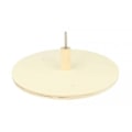 Pikkukuva 1 / 4: Koukku - Artémio - Pyöreä - Puu - 20x5cm - Beige Beige