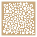 Pikkukuva 1 / 3: 2 Kraft Terrazzo ja kasvistensiilit 20 x 20 cm kastanj